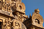 The great Chola temples of Tamil Nadu - The Brihadishwara Temple of Thanjavur. The first (outer) entrance gopura. 